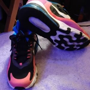 Nike Kids Pink and Blue Sneakers